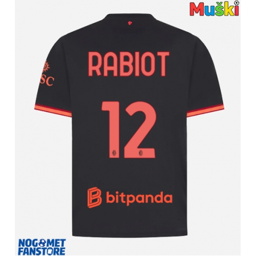 AC Milan Adrien Rabiot #12 Rezervni Dres 2026-27 Kratak Rukav